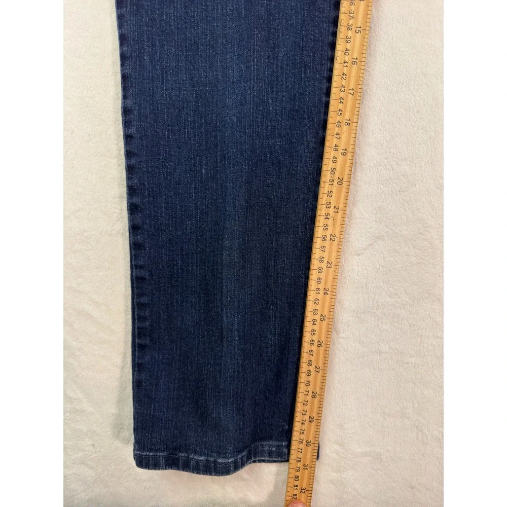 Levis 505 Straight Leg Jeans Dark Wash Blue Denim Mens 16M W33 L32